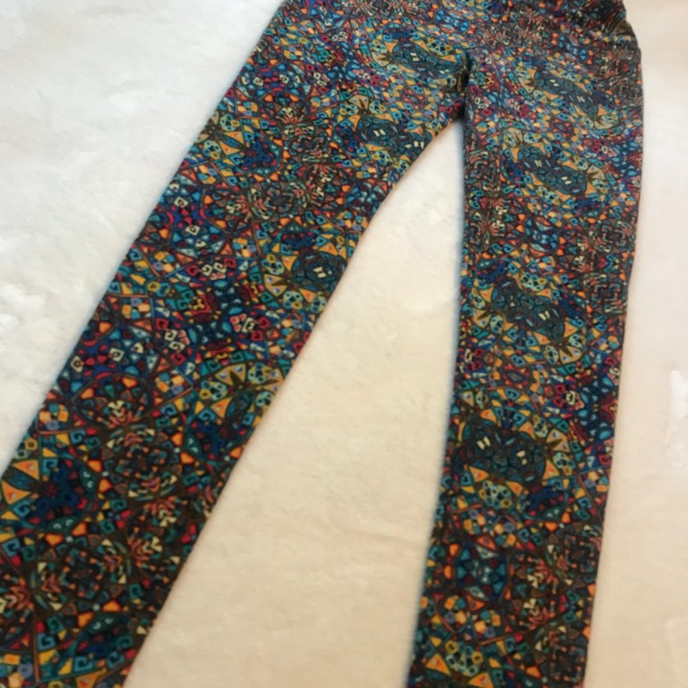 LulaRoe Stained Glass Look Leggings - One Size